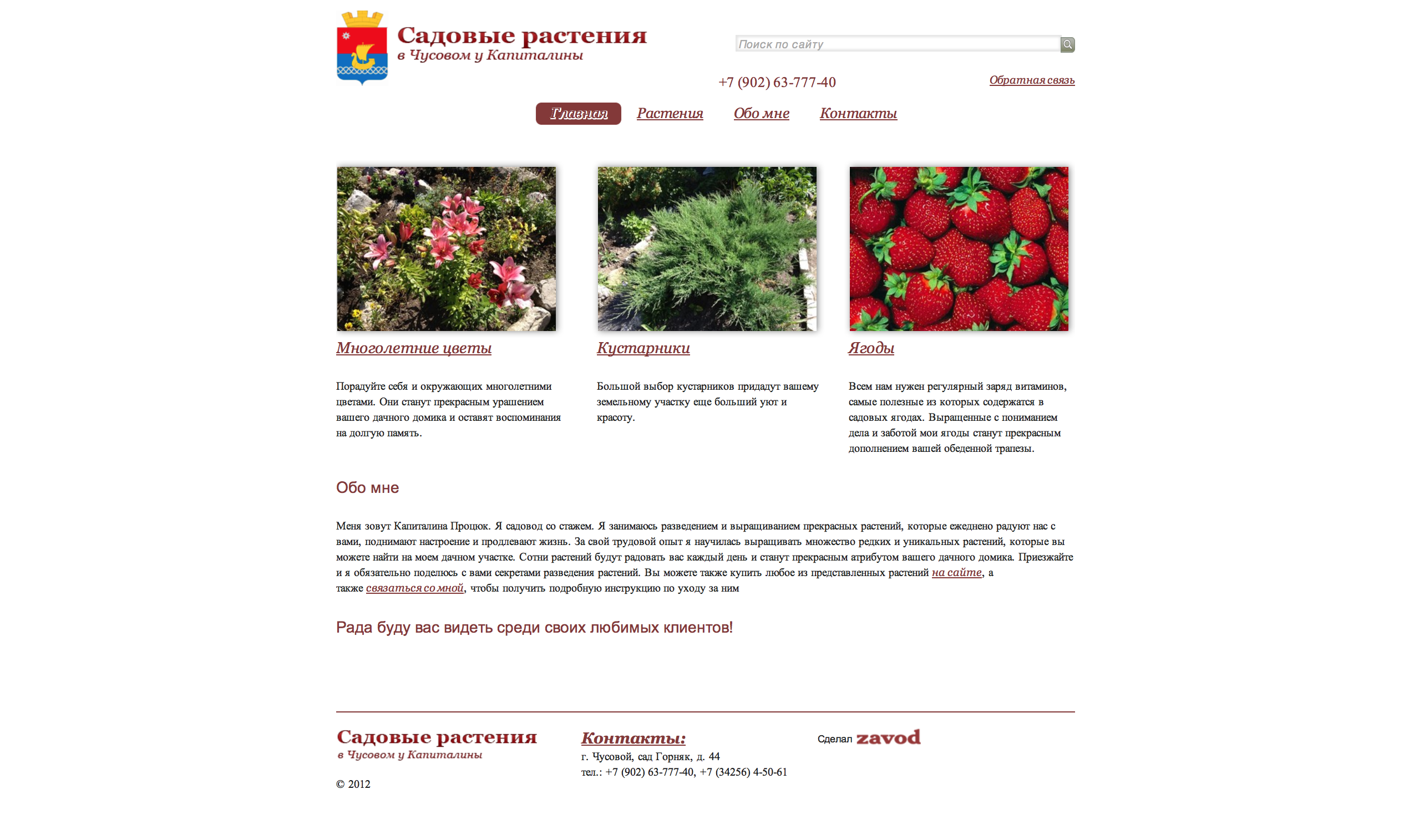 Сайт садовая интернет магазин