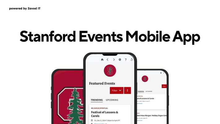 Мобильное приложение Stanford Events